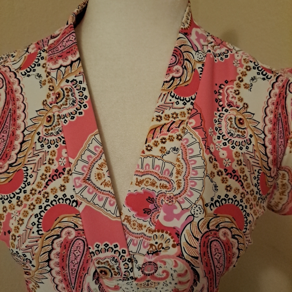 Jude Connally Dress Multicolor Size XS Catalina Cloth Excellent Condition